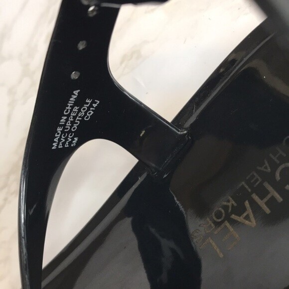 Michael kors MK Jelly aliza sandal with bow front and buckle size 5 - Picture 6 of 11